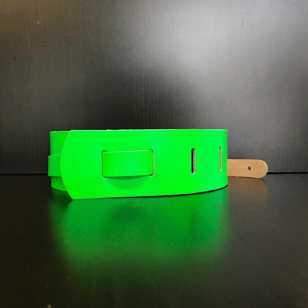 Guitar Strap - Fluorescent Green (1.1)